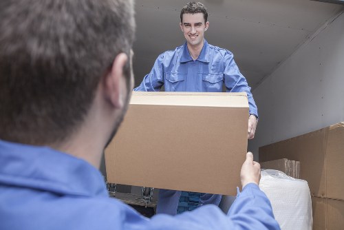 Moving truck loaded for a residential move in Richmond upon Thames