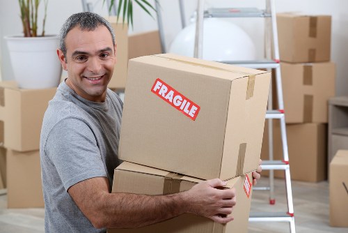 Professional removals service preparing a home move in Richmond upon Thames