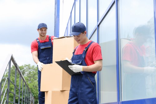 Van moving service with safety focus and protective handling