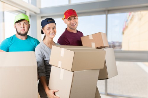 Preparing boxes and essentials for a Richmond upon Thames house move