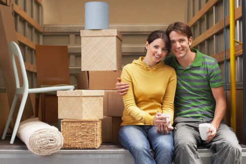 Organising boxes for a house move in Richmond upon Thames