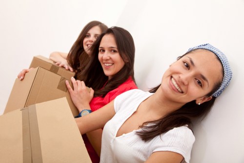 Waste and disposal items prepared for lawful removal