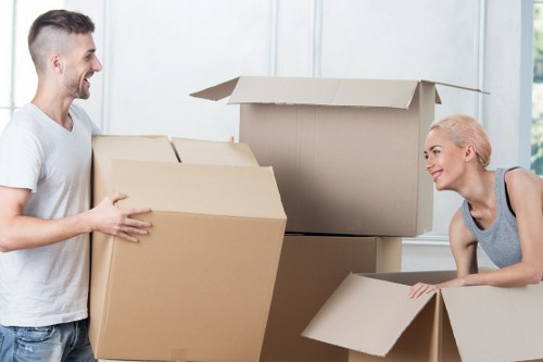 Prepared removals vehicle for local furniture transport in Richmonduponthames