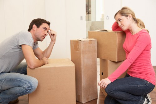 Local moving service transporting boxes and furniture in Richmond upon Thames