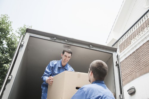Furniture and boxes being transported for removals across Richmond upon Thames